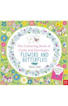 The National Trust Colouring Cards and Envelopes  Flowers and Butterflies
