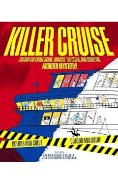 Killer Cruise: A Cosy Crime Colouring Book