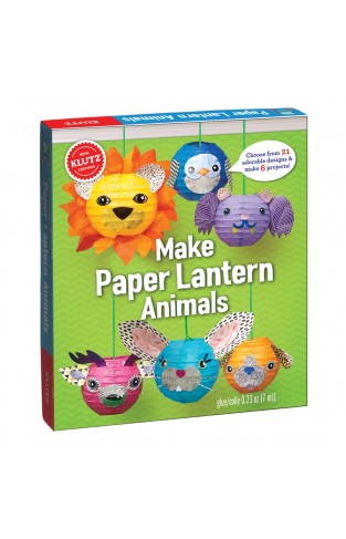 Klutz Make Paper Lantern Animals Toy