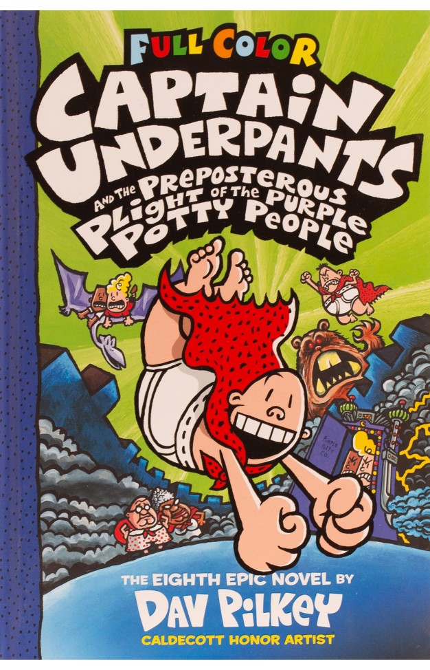 Captain Underpants and the Preposterous Plight of the Purple Potty People: Color Edition