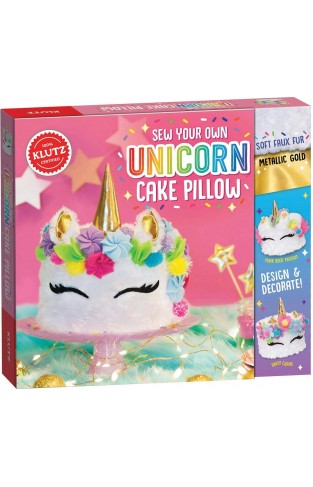 Klutz Sew Your Own Unicorn Cake Pillow Craft Kit