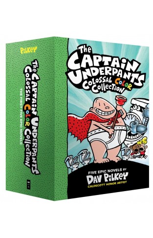 The Captain Underpants Colossal Color Collection (Captain Underpants #1-5 Boxed Set)