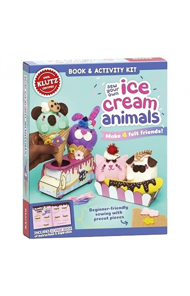 Sew Your Own Ice Cream Animals