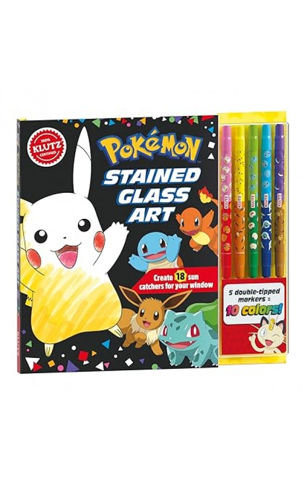 KLUTZ Pokemon Stained Glass