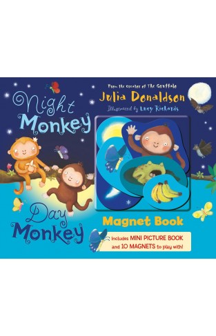 Night Monkey Day Monkey Magnet Book 
