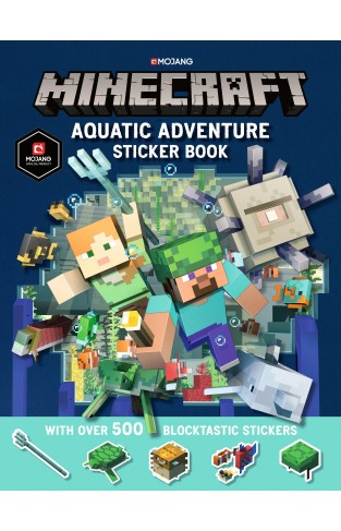 Minecraft Aquatic Adventure Sticker Book (Official Minecraft)