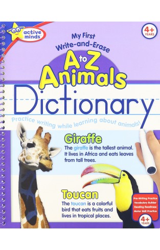 My First Wipe-Off Wild Animals Dictionary -