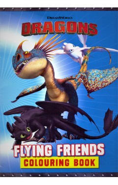 Dreamworks Dragons Colouring Book - Flying Friends