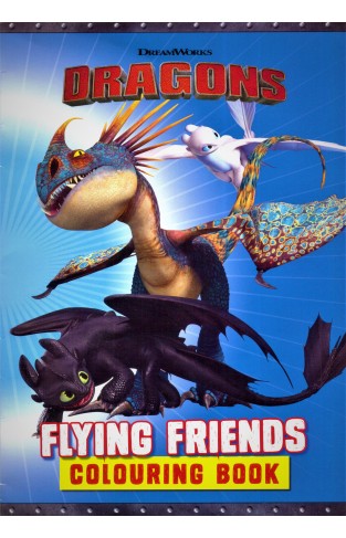 Dreamworks Dragons Colouring Book - Flying Friends