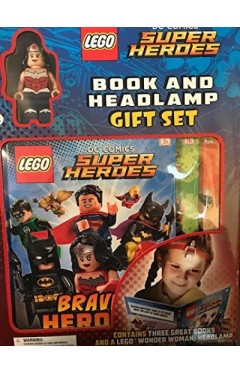 DC Comics Superheroes Wonder Woman Mini Figure , Book and Headlamp Gift Set Hardcover Comic – January 1, 2017