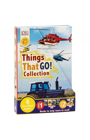 DK Things That Go Collection Set of 6 Books Level 1 - 2 Paperback New