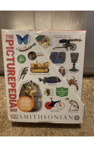 DK Smithsonian The Picturepedia 10 Book Set with 5 Posters NEW / SEALED