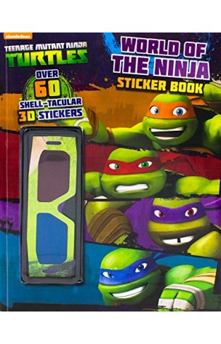 Nickelodeon Teenage Mutant Ninja Turtles World of the Ninja 3d Sticker Book