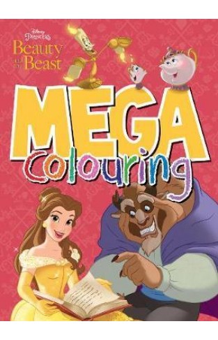 Disney Princess Beauty and the Beast Mega Colouring