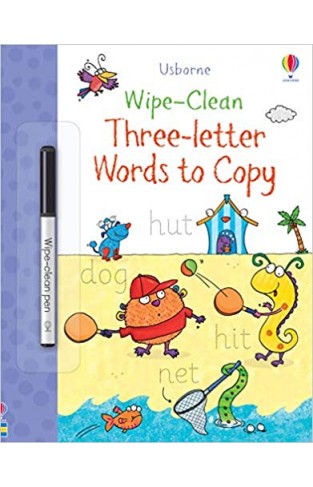Wipe-Clean Three-Letter Words to Copy (Wipe-Clean Books)