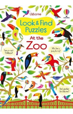 Look and Find Puzzles: at the Zoo