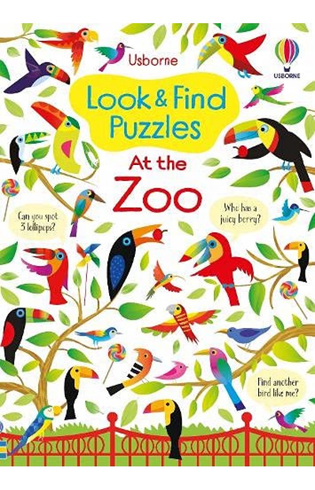 Look and Find Puzzles: at the Zoo