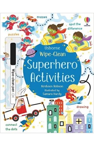 Wipe-Clean Superhero Activities