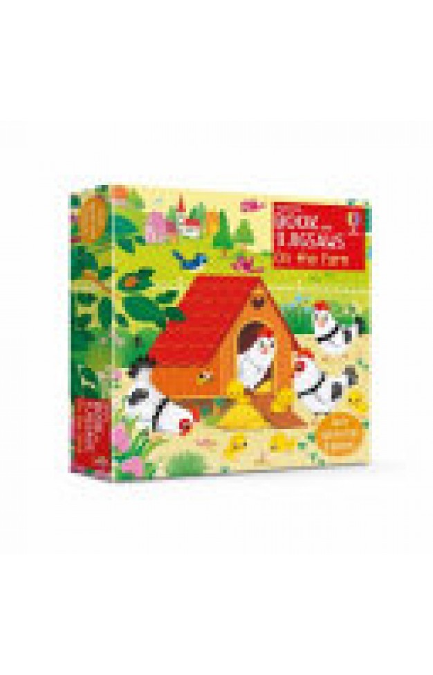 Usborne Book and 3 Jigsaws: Farm