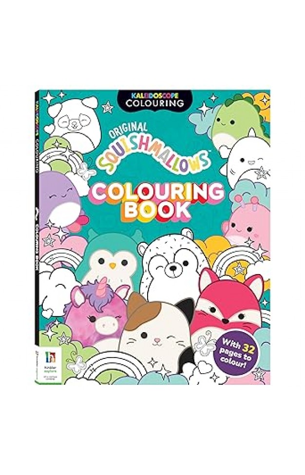 Kaleidoscope The Original Squishmallows Colouring Book