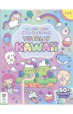 Kaleidoscope Sticker Colouring: Totally Kawaii