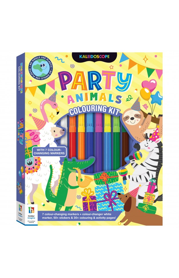Kaleidoscope Colouring Party Animals Kit