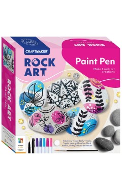 Craft Maker Paint Pen Rock Art Kit