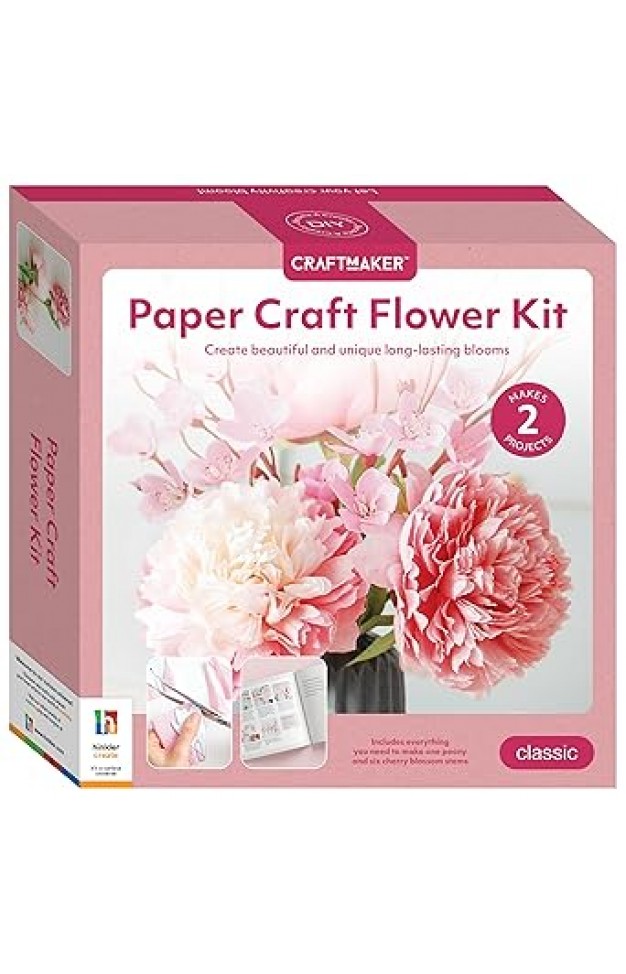 Craft Maker Paper Flowers Kit (Papercraft)