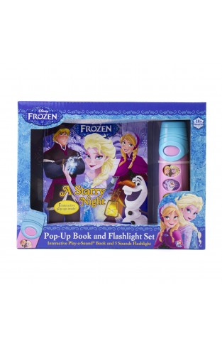 Disney Frozen Pop-Up Book and Flashlight Set