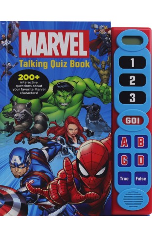 Marvel - Talking Quiz Book - 200+ Interactive Questions and Answers - Spider-man, Avengers, and More! - PI Kids: 1 (Play-A-Sound)