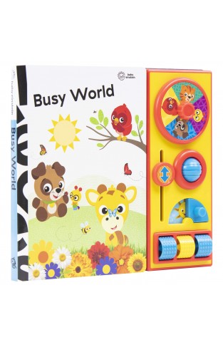 Baby Einstein - Busy World - Busy Box Board Book - A First Step into STEM - PI Kids
