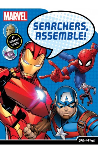 Marvel Spider-man, Avengers and More! - Look and Find Activity Book with 30 Bonus Stickers - PI Kids