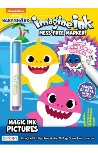 Baby Shark Imagine Ink Magic Ink Coloring Book