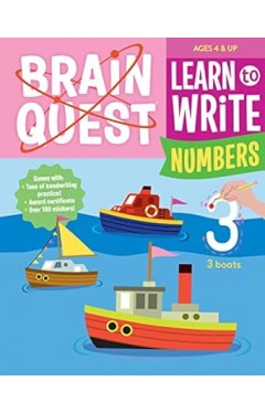Brain Quest Learn to Write: Numbers