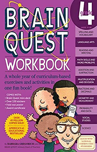 Brain Quest Workbook: 4th Grade (Revised Edition) (Brain Quest Workbooks)