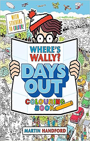 Where's Wally? Days Out: Colouring Book
