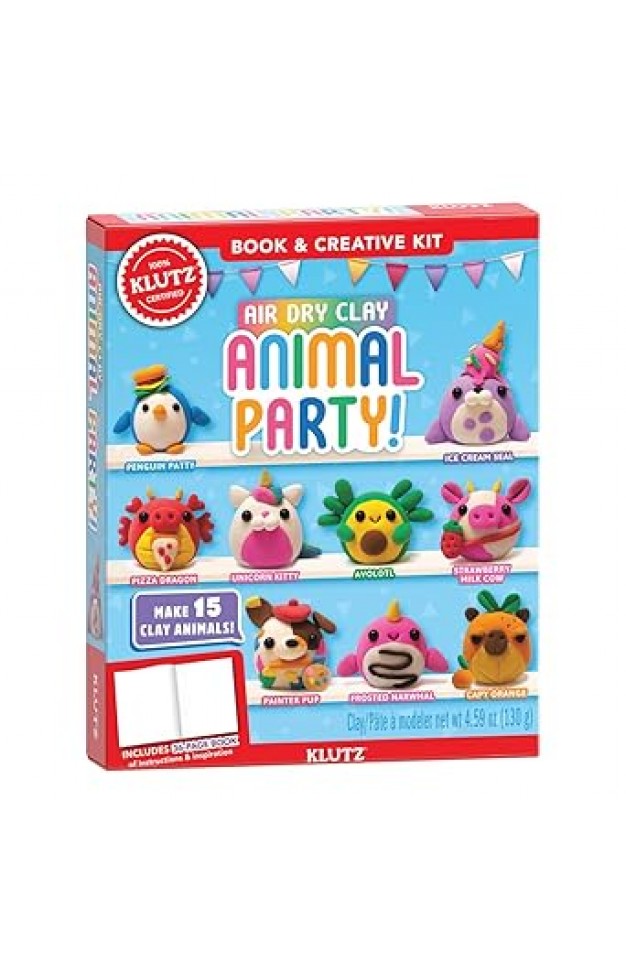 Air-Dry Clay Animal Party!
