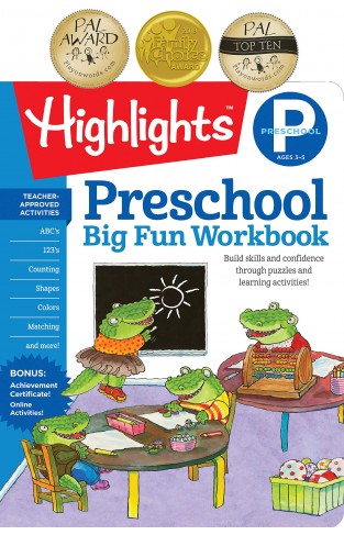 The Big Fun Preschool Activity Book: Build skills and confidence through puzzles and early learning activities