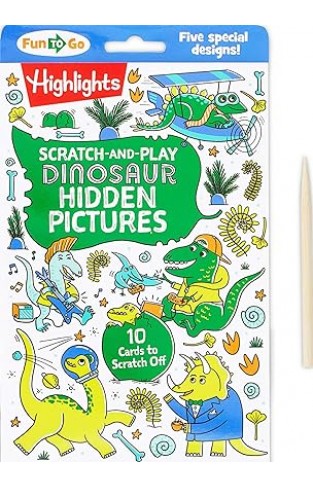 Scratch-and-Play Dinosaur Hidden Pictures