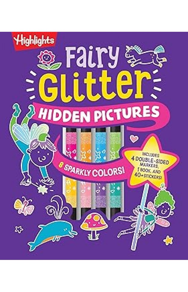 Fairy Glitter Hidden Pictures (Highlights Hidden Pic Coloring)