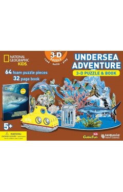 National Geographic Undersea - 3D Puzzle and Book