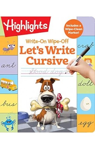 Write-On Wipe-Off Let's Write Cursive