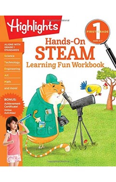 First Grade Hands-On STEAM Learning Fun Workbook