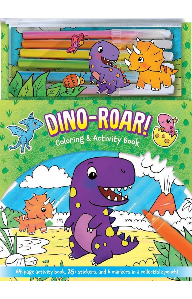 Dino-Roar! Coloring & Activity Book