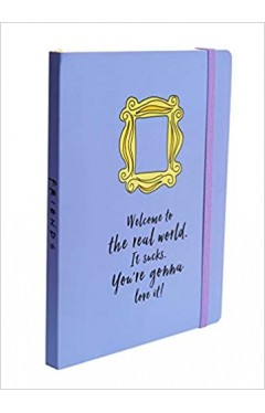 Friends: Yellow Frame Softcover Notebook