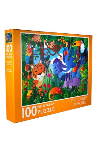 Jungle Jamboree 100 Piece Jigsaw Puzzle