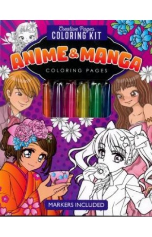 Creative Pages Coloring Kit: Anime & Manga