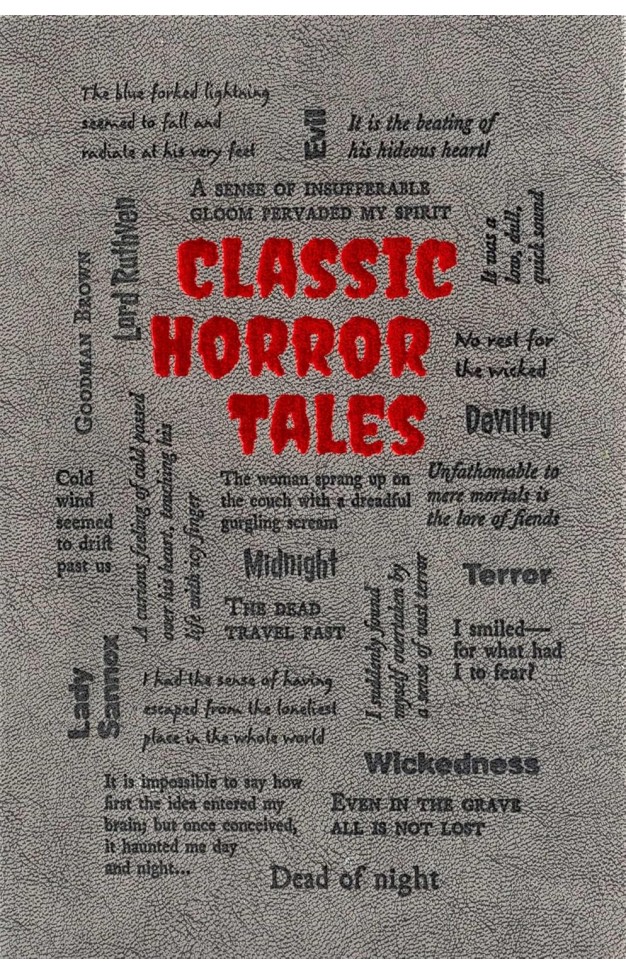 Classic Horror Tales Word Cloud Classics