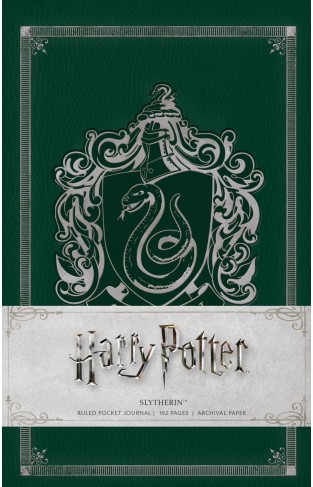 Harry Potter Slytherin Ruled Pocket Journal