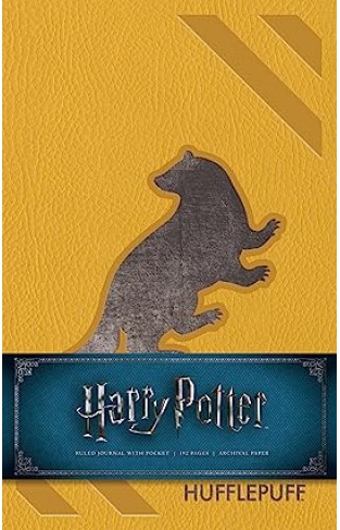 Harry Potter: Hufflepuff Hardcover Ruled Journal